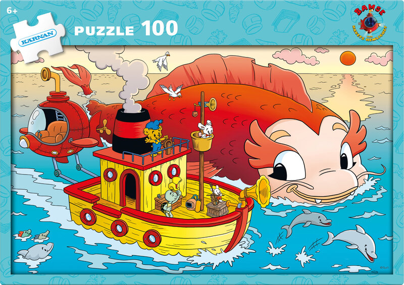Pussel Bamse och havets hemlighet 100 bitar