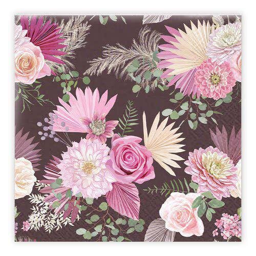 Matservetter 20p Bukett rosa