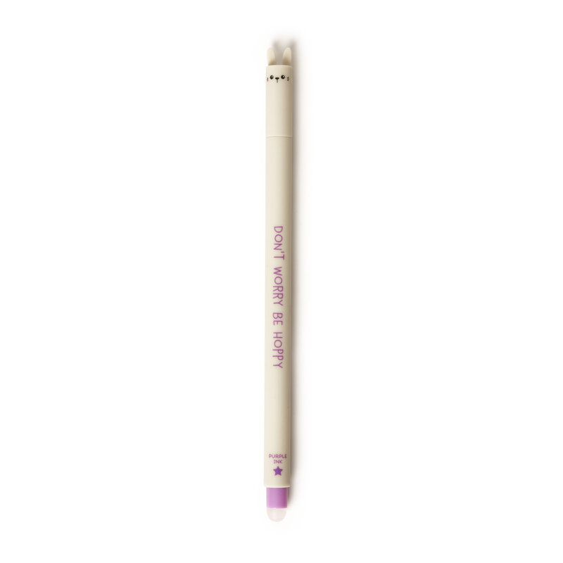 Erasable Gel Pens Rabbit, lila bläck