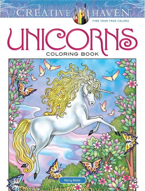 Creative haven unicorns coloring book