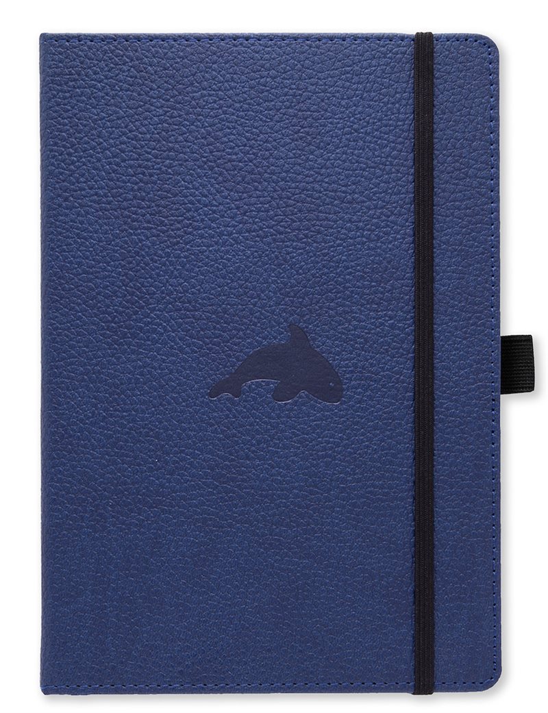 Dingbats* Wildlife A4+ Plain - Blue Whale Notebook