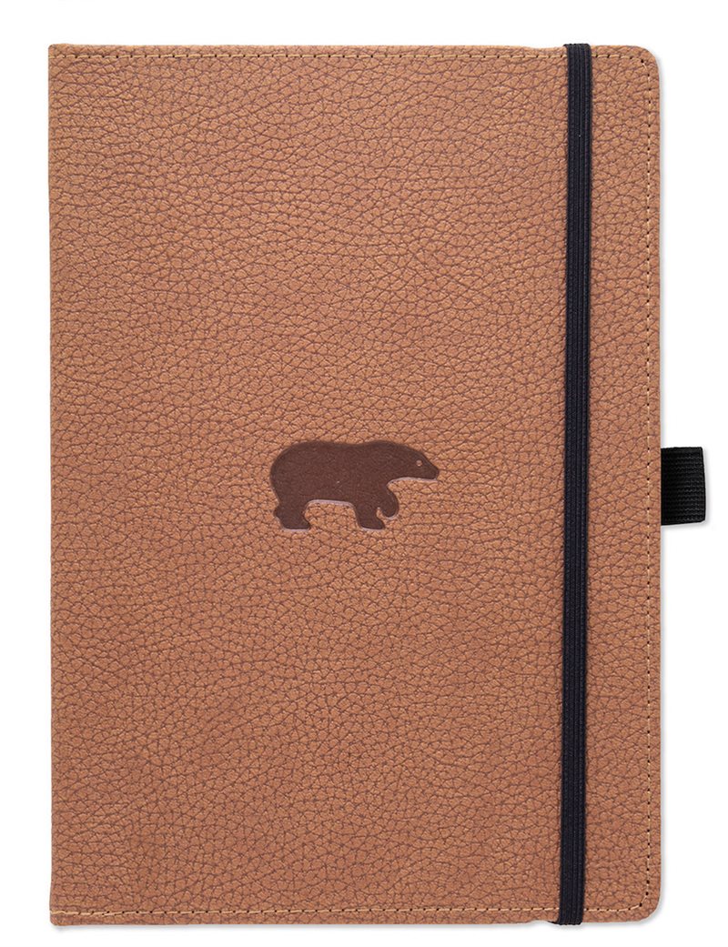 Dingbats* Wildlife A4+ Plain - Brown Bear Notebook