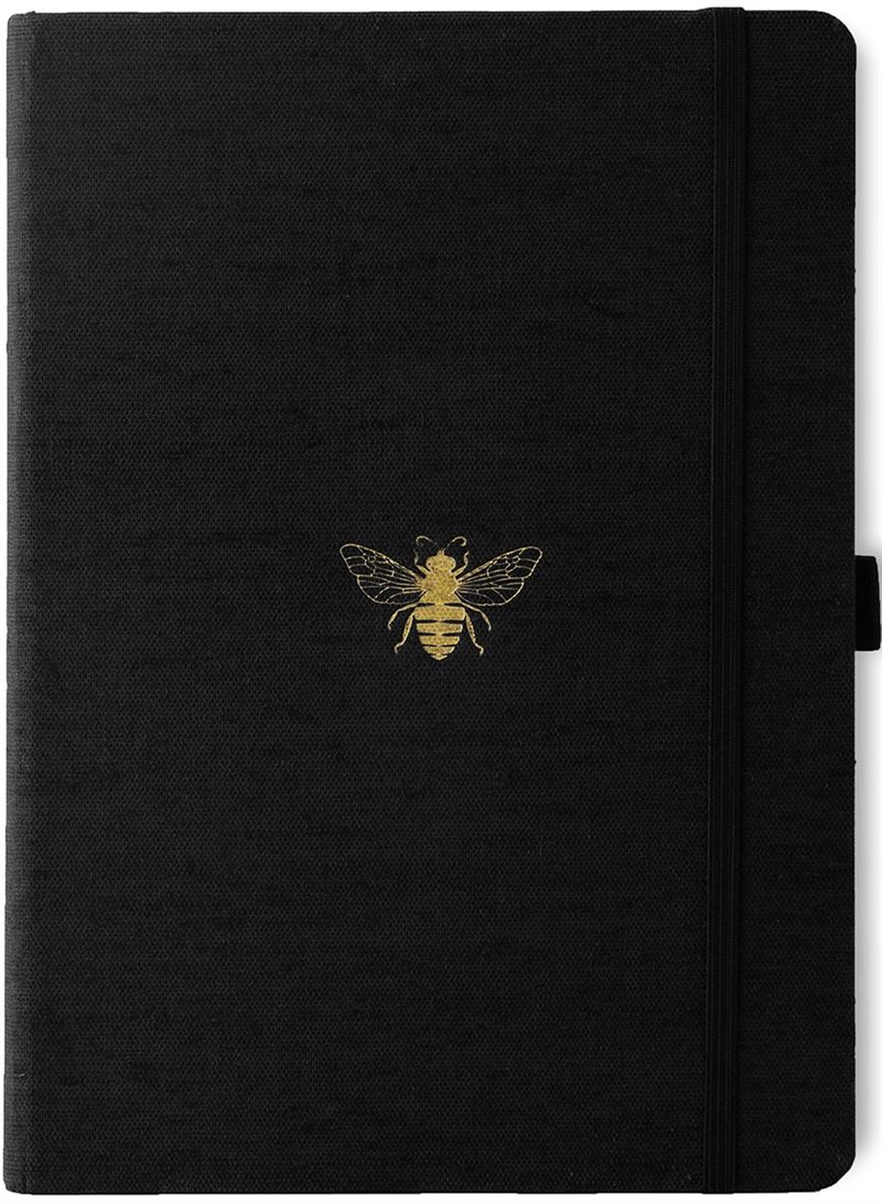 Dingbats* Pro B5 Dotted - Black Bee Notebook