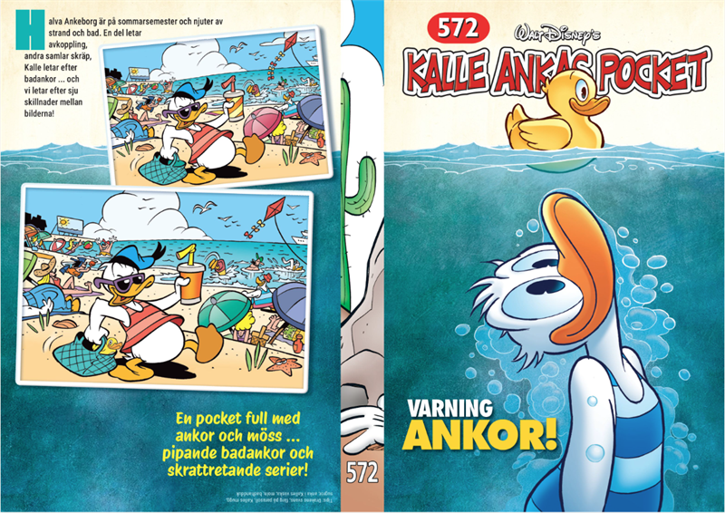 Kalle Ankas Pocket 572. Varning ankor!
