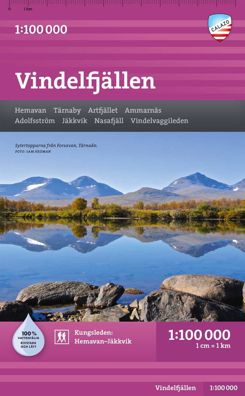 Vindelfjällen 1:100.000