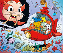 Träpussel Bamse och havets hemlighet 30 bitar